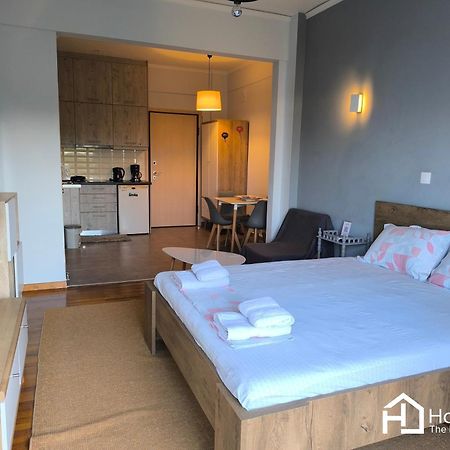 30M² Cosy Studio With Panoramic Sea View Chalkís Dış mekan fotoğraf