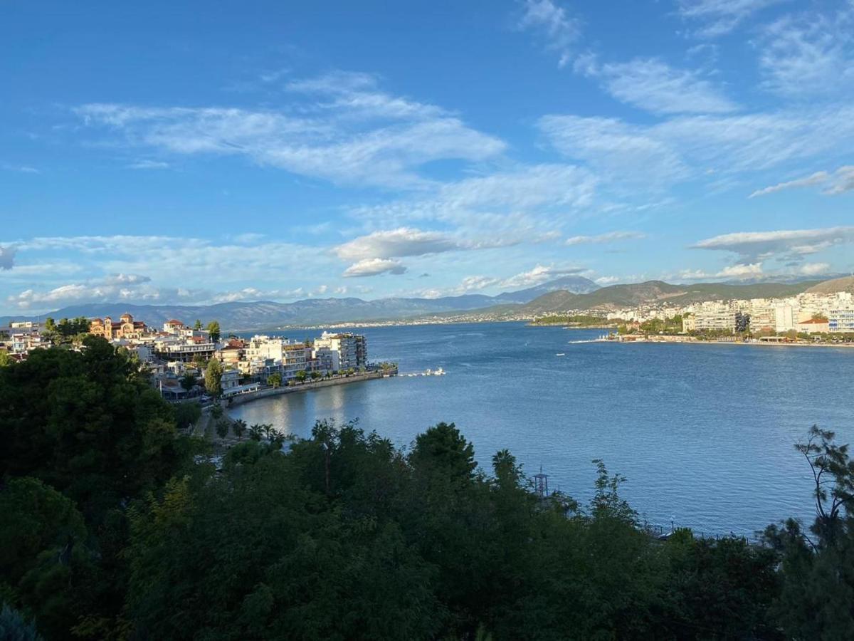 30M² Cosy Studio With Panoramic Sea View Chalkís Dış mekan fotoğraf