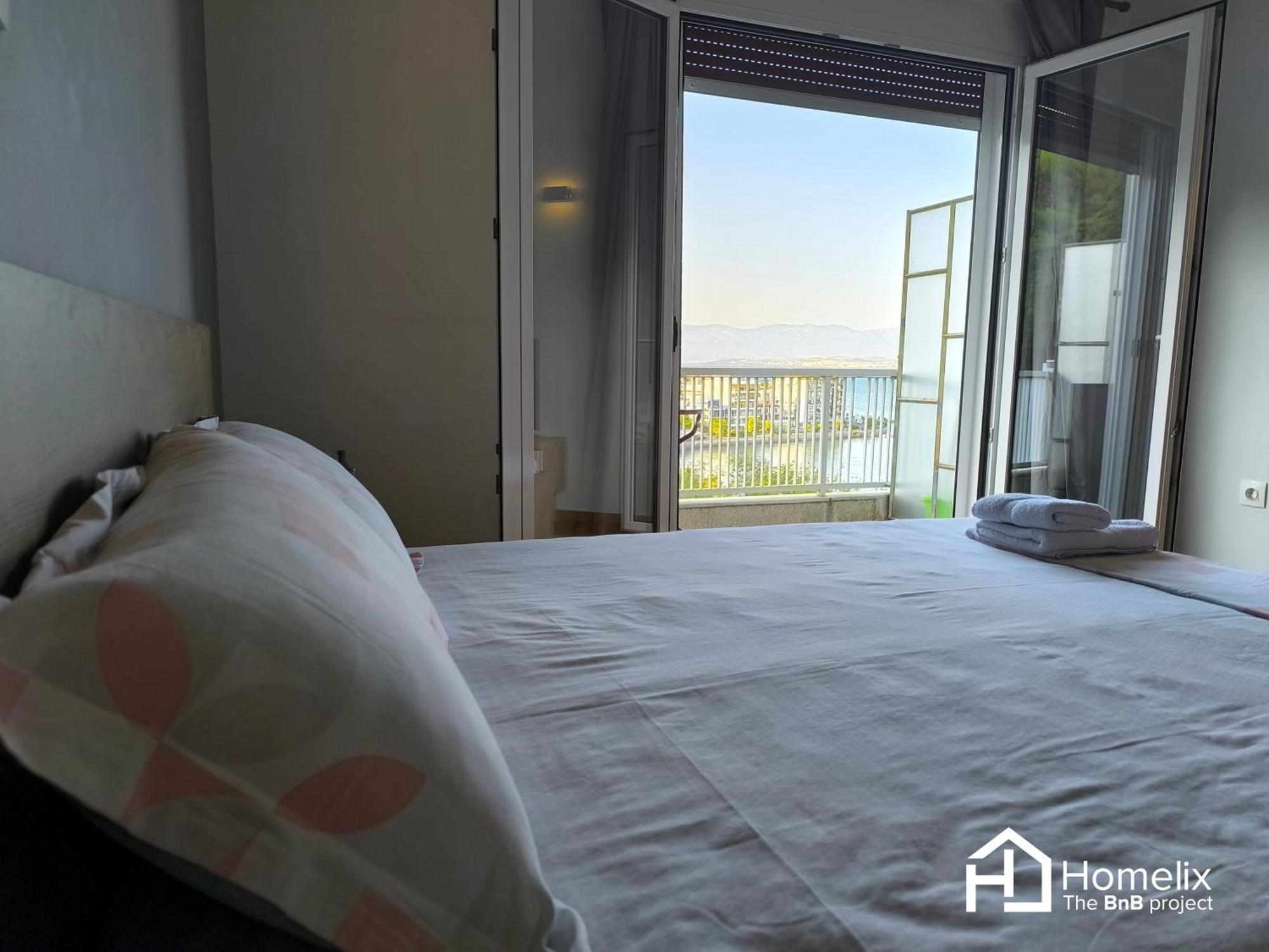 30M² Cosy Studio With Panoramic Sea View Chalkís Dış mekan fotoğraf